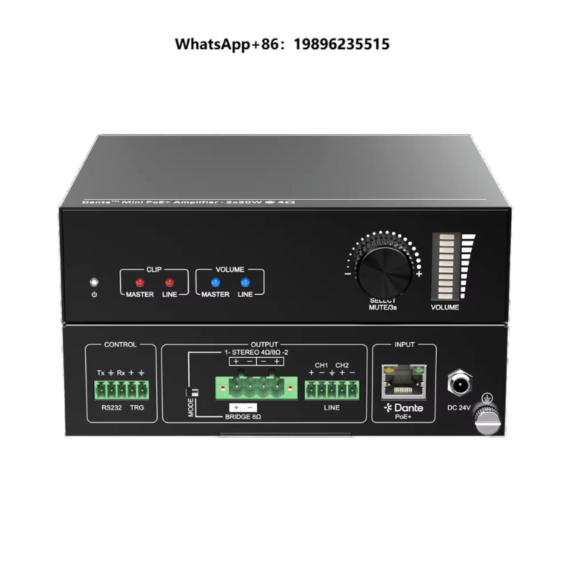 Portable Amplifier Mini - 2 Kanallı Mini Taşınabilir Profesyonel Metal
