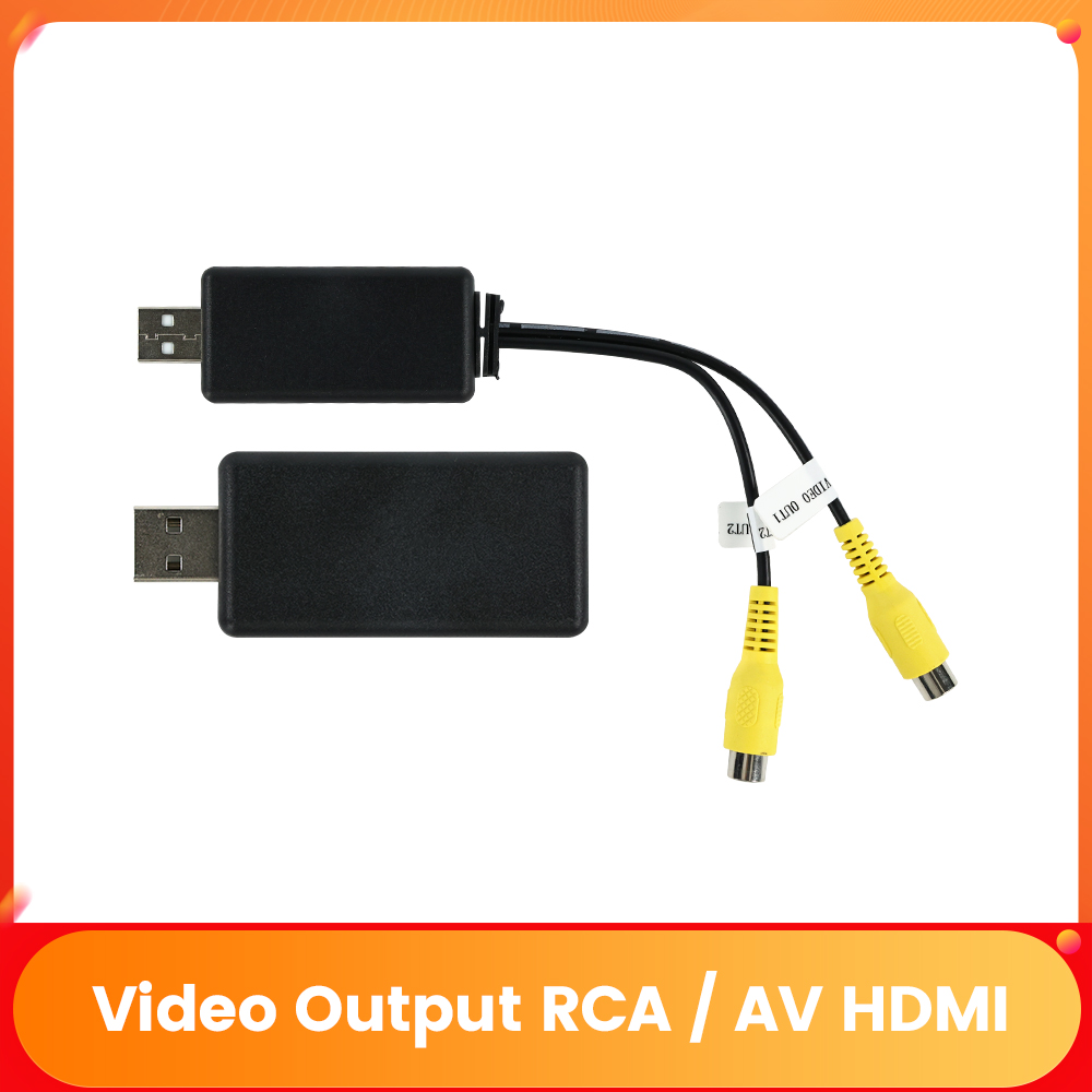 Audio Music Converter - USB CVBS RCA Video Çıkışı Adaptör