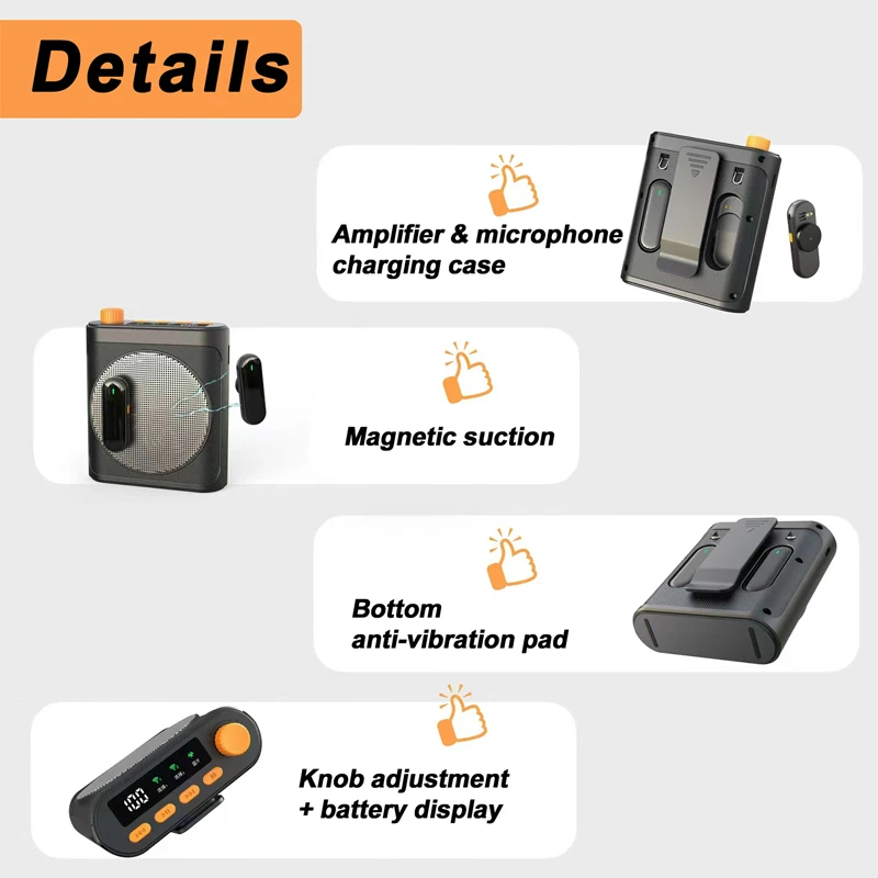 Yaka Mikrofonu ile Taşınabilir - Portable Amplifier Mini incelemesi ve fiyatı