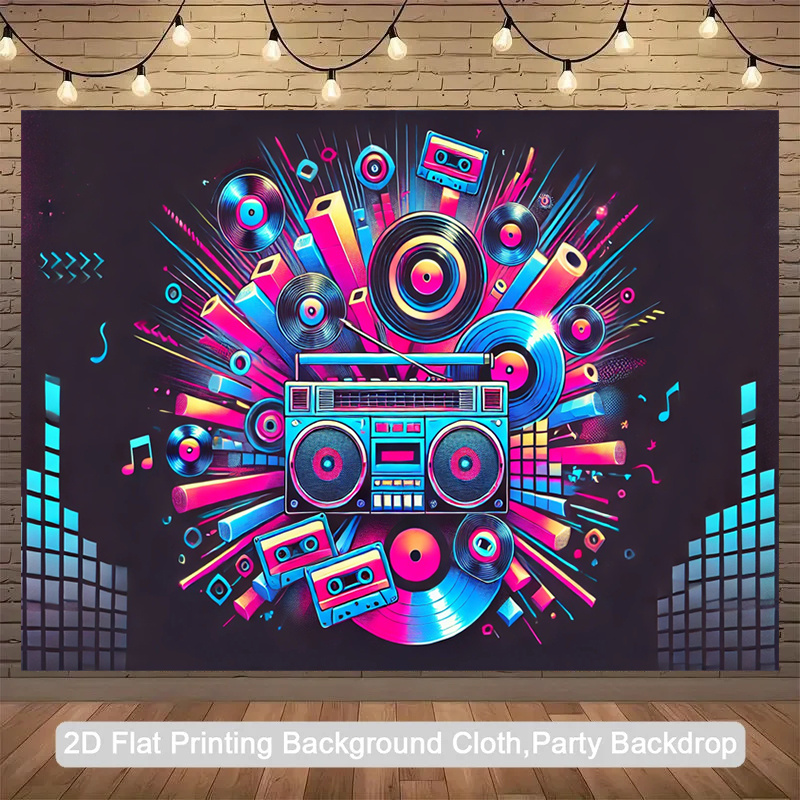 2D düz, tek parça ürün. Retro  - Audio Music Background incelemesi ve fiyatı