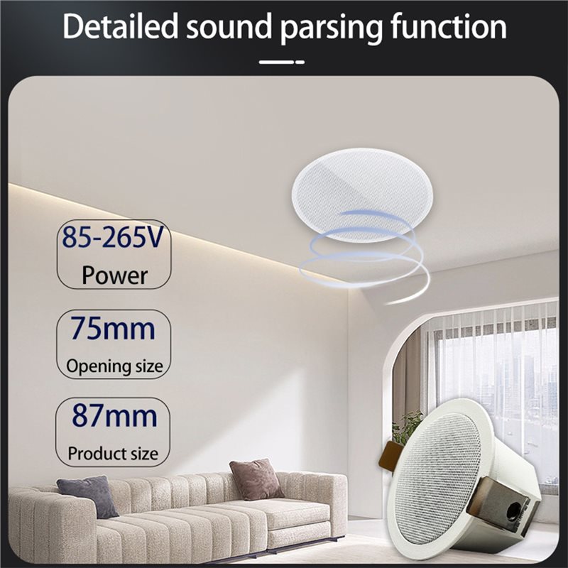 B68C Tavan Hoparlör Sistemi 1  - Audio Music Background incelemesi ve fiyatı
