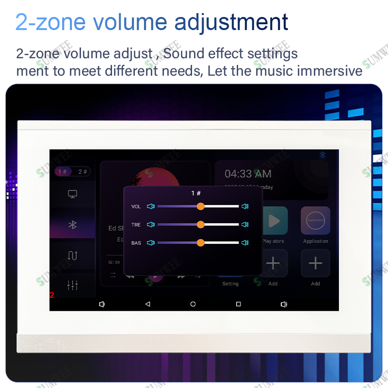 7 İnç Dokunmatik Ekran 2 Bölge - Audio Music Background incelemesi ve fiyatı
