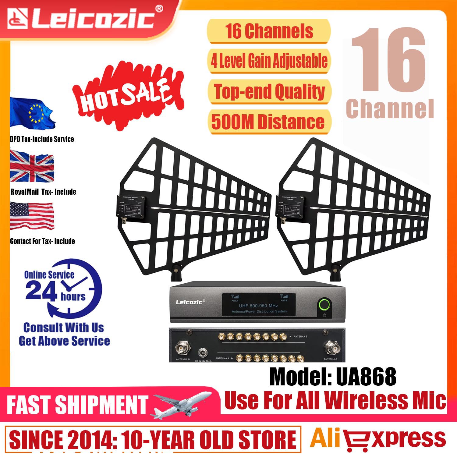 Leicozic 8 kanal anten dağıtım - Audio Music Distribution incelemesi ve fiyatı